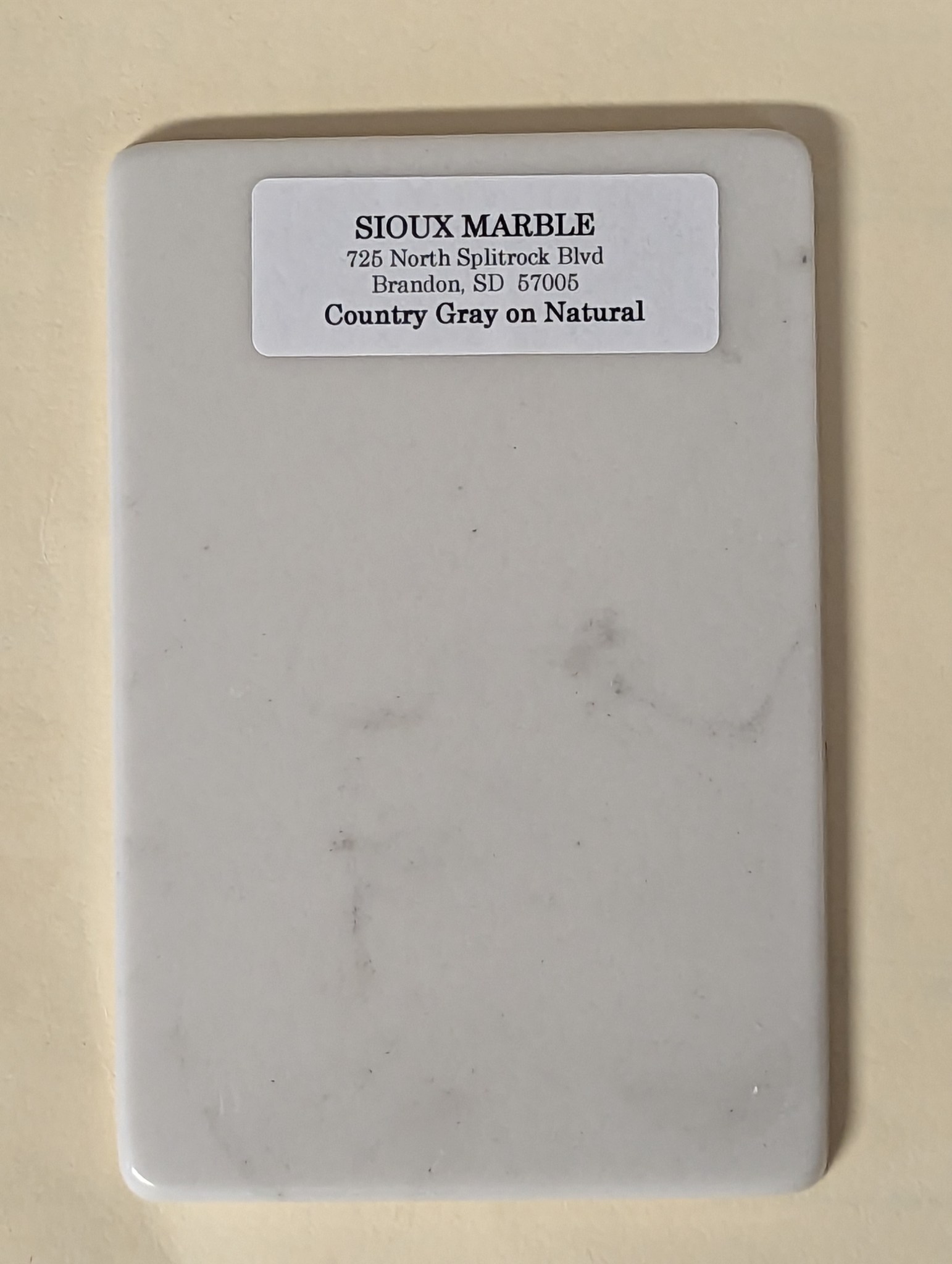 Marble Colors – Sioux Marble